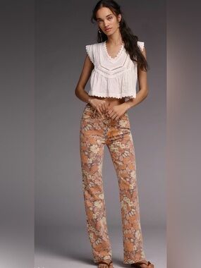 NWT Mother Superior Kick It High-Rise Straight Jeans